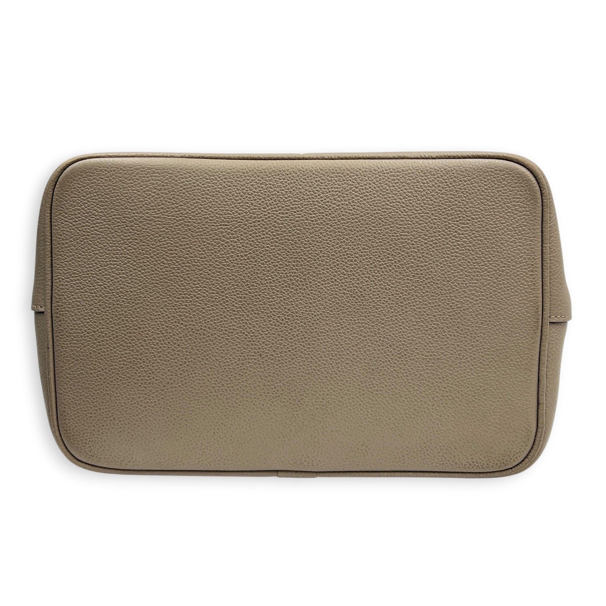 NeoNoe Bucket Bag Beige in Empreinte Leather, Gold hardware