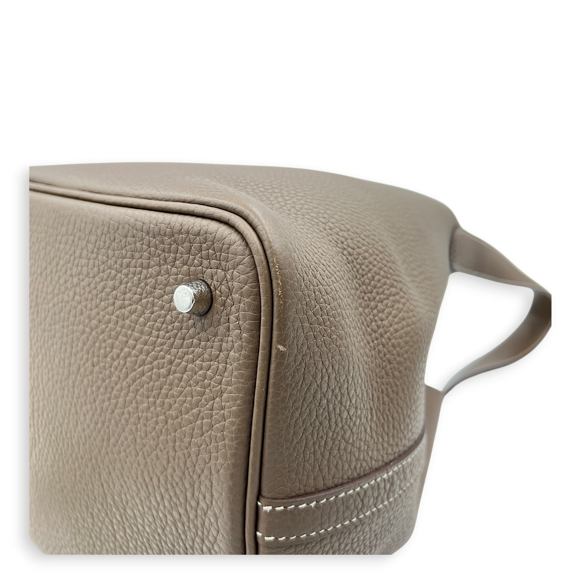 Picotin Etoupe in Clemence, Palladium hardware