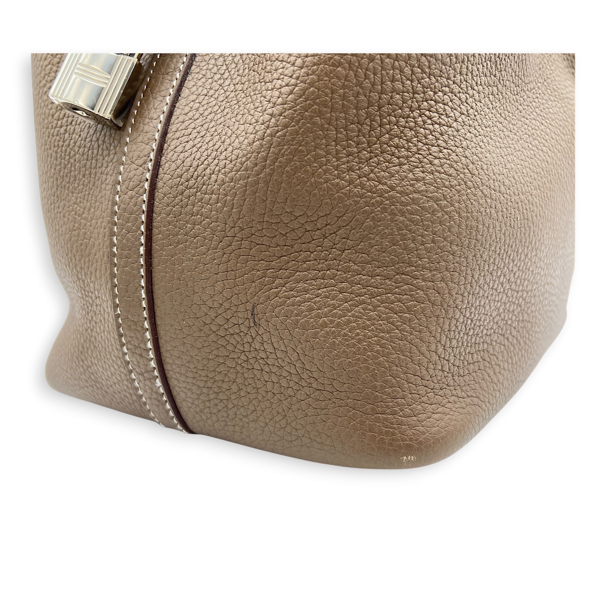 Picotin Etoupe in Clemence, Palladium hardware