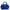 Duffle Toy Top Handle Bag Blue in Calfskin, Gold hardware