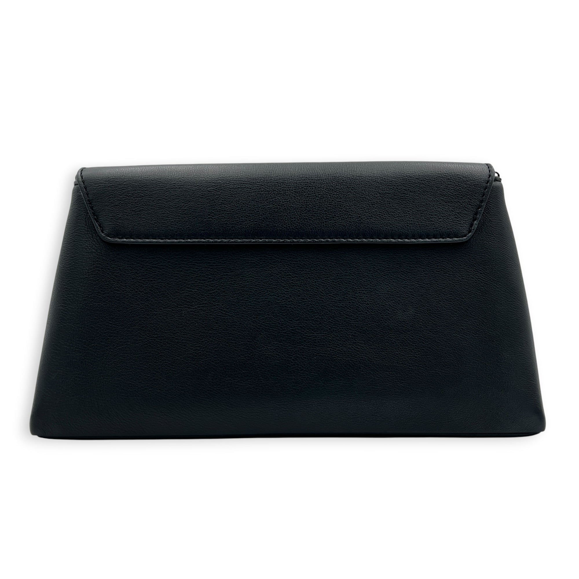 Love Note Shoulder Bag Black in Calfskin, Gold hardware