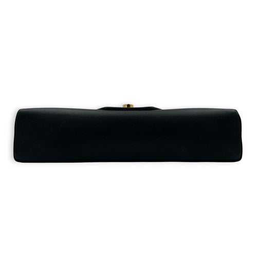 Love Note Shoulder Bag Black in Calfskin, Gold hardware