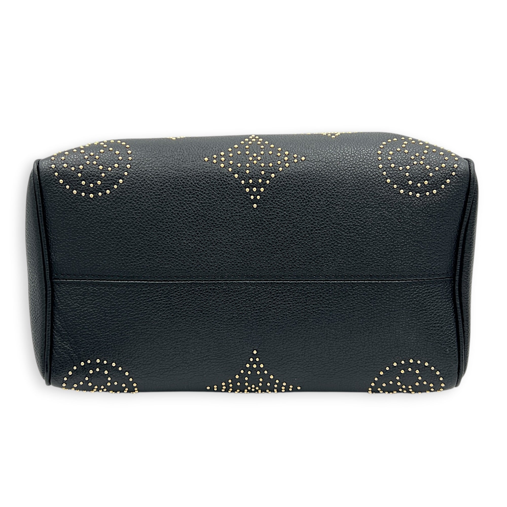 Speedy Bandouliere Studded Monogram Constellation Top Handle Bag in Calfskin, Gold hardware