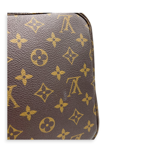 Neverfull Tote Bag GM Brown in Monogram Coated Canvas, Gold hardware