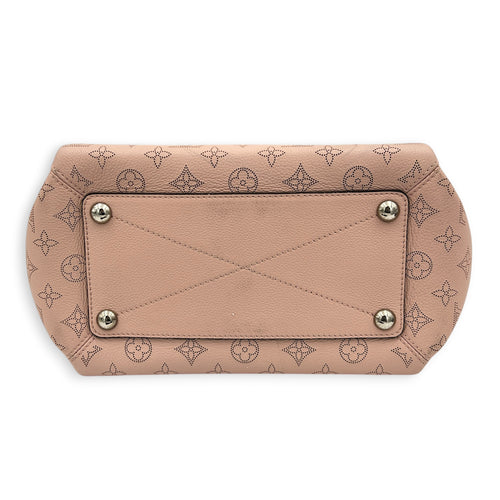 Mahina Babylon Shoulder Bag Pink in Calfskin, Silver hardware