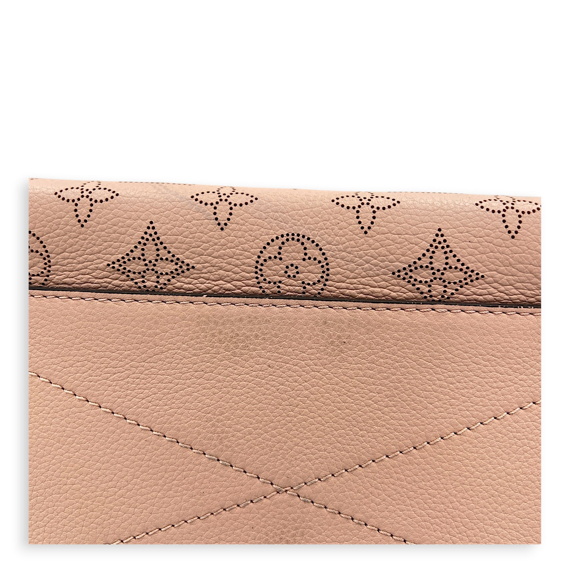 Mahina Babylon Shoulder Bag Pink in Calfskin, Silver hardware