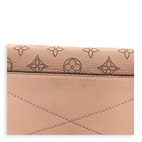 Mahina Babylon Shoulder Bag Pink in Calfskin, Silver hardware