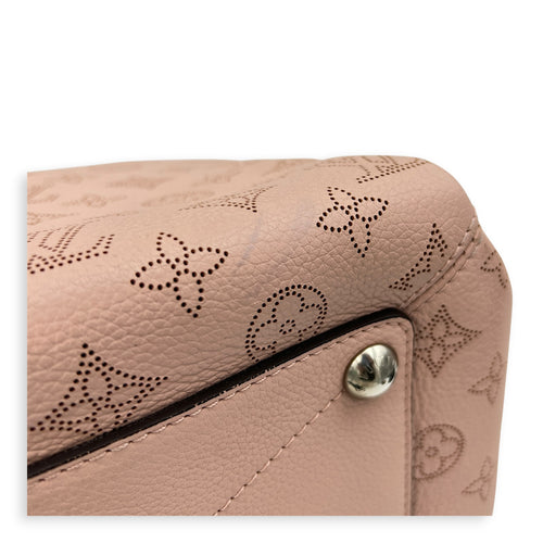 Mahina Babylon Shoulder Bag Pink in Calfskin, Silver hardware