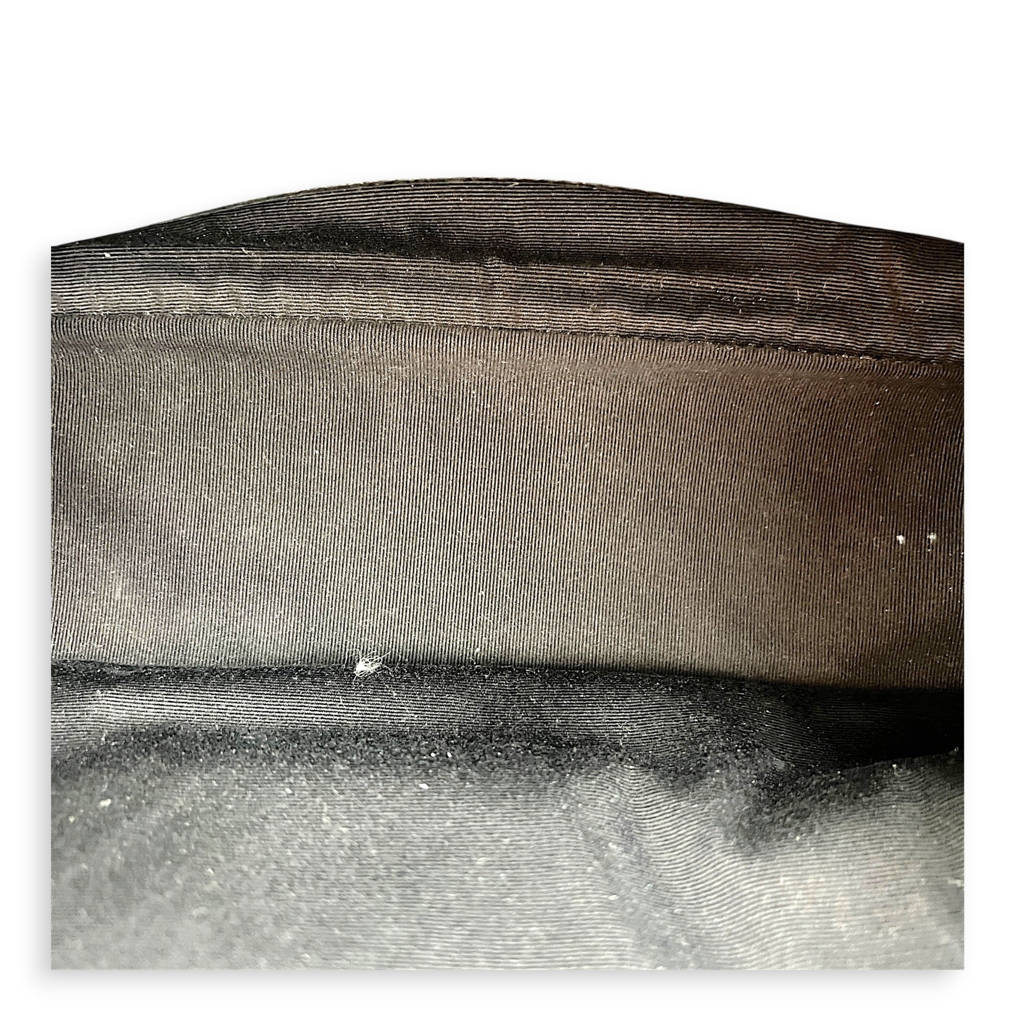 Niki Medium Black Shoulder Bag in Calfskin, Silver hardware