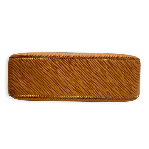 Marelle NM Shoulder Bag Brown in Epi Leather, Gold hardware