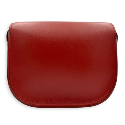 Folco Cuir Shoulder Bag Pink in Calfskin, Gold hardware