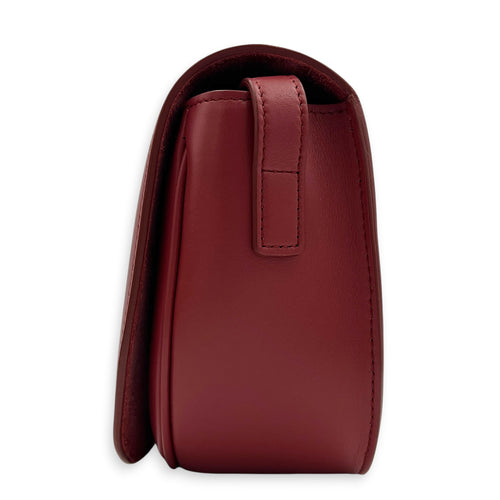 Folco Cuir Shoulder Bag Pink in Calfskin, Gold hardware