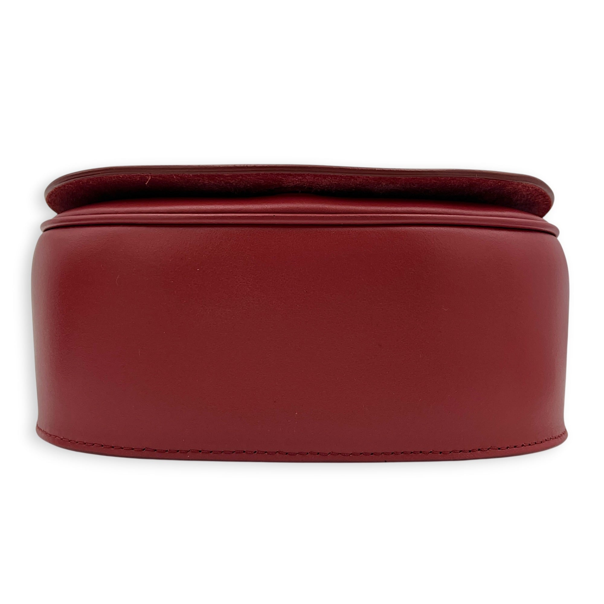 Folco Cuir Shoulder Bag Pink in Calfskin, Gold hardware