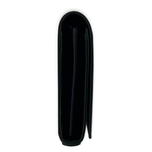 Cassandra Black Wallet On Chain in Calfskin, Mixed hardware