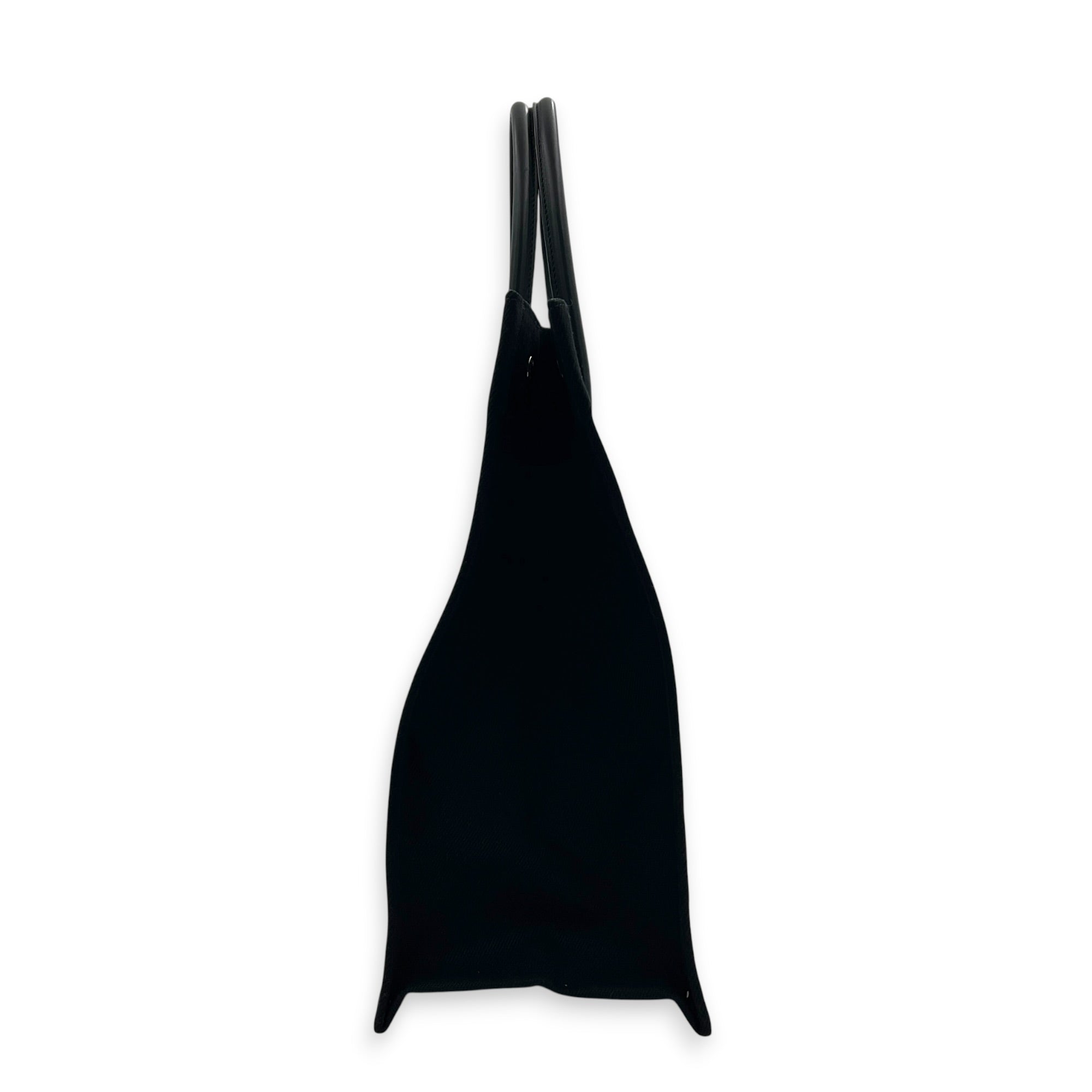 Rive Gauche  Tote Bag Black in Canvas, Palladium hardware