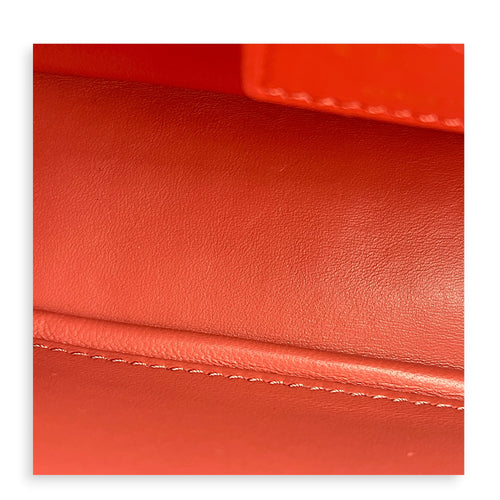 Caro Shoulder Bag Pink in Calfskin, Gold hardware
