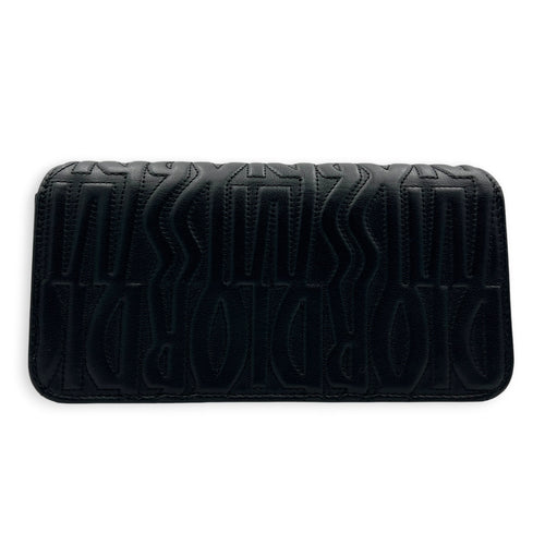 Miss Dior Allover Shoulder Bag Black in Calfskin, Gold hardware