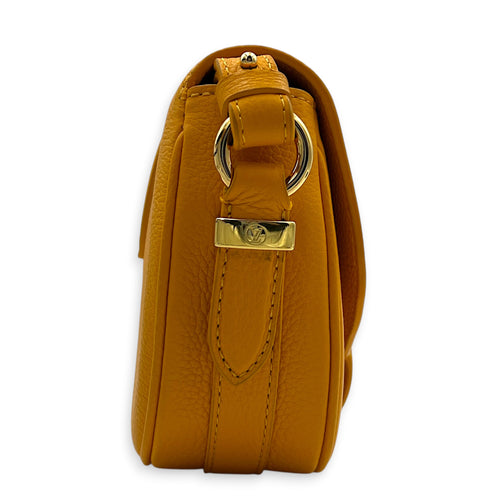 Pont Neuf 9 Shoulder Bag Yellow in Calfskin, Gold hardware