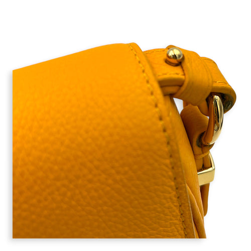Pont Neuf 9 Shoulder Bag Yellow in Calfskin, Gold hardware
