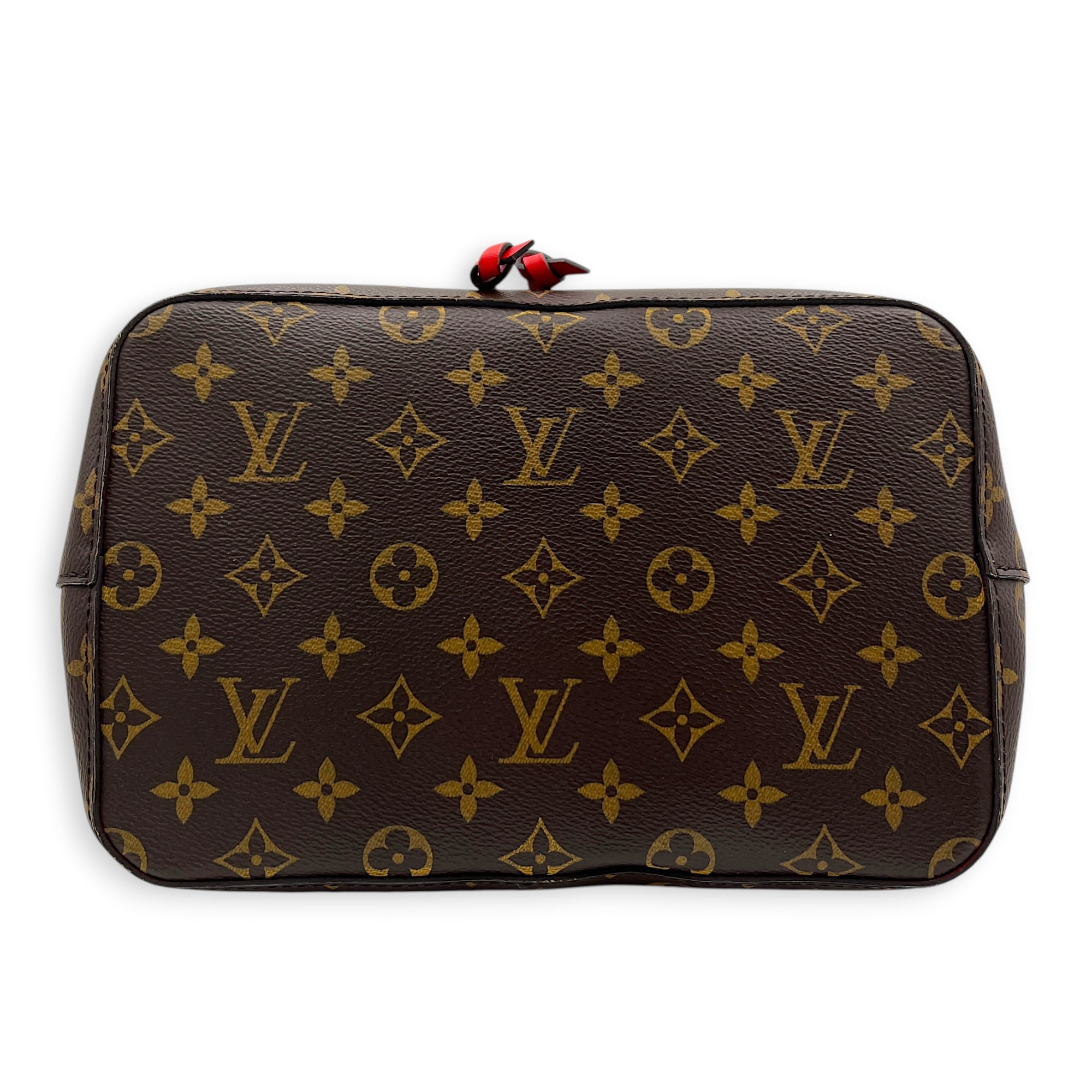 NeoNoe Bucket Bag Brown in Monogram Coated Canvas, Gold hardware