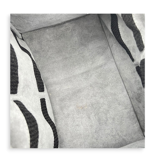 ICare Top Handle Bag Black in Coated Canvas, Silver hardware