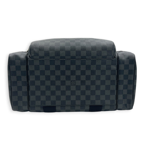 ICare Top Handle Bag Black in Coated Canvas, Silver hardware