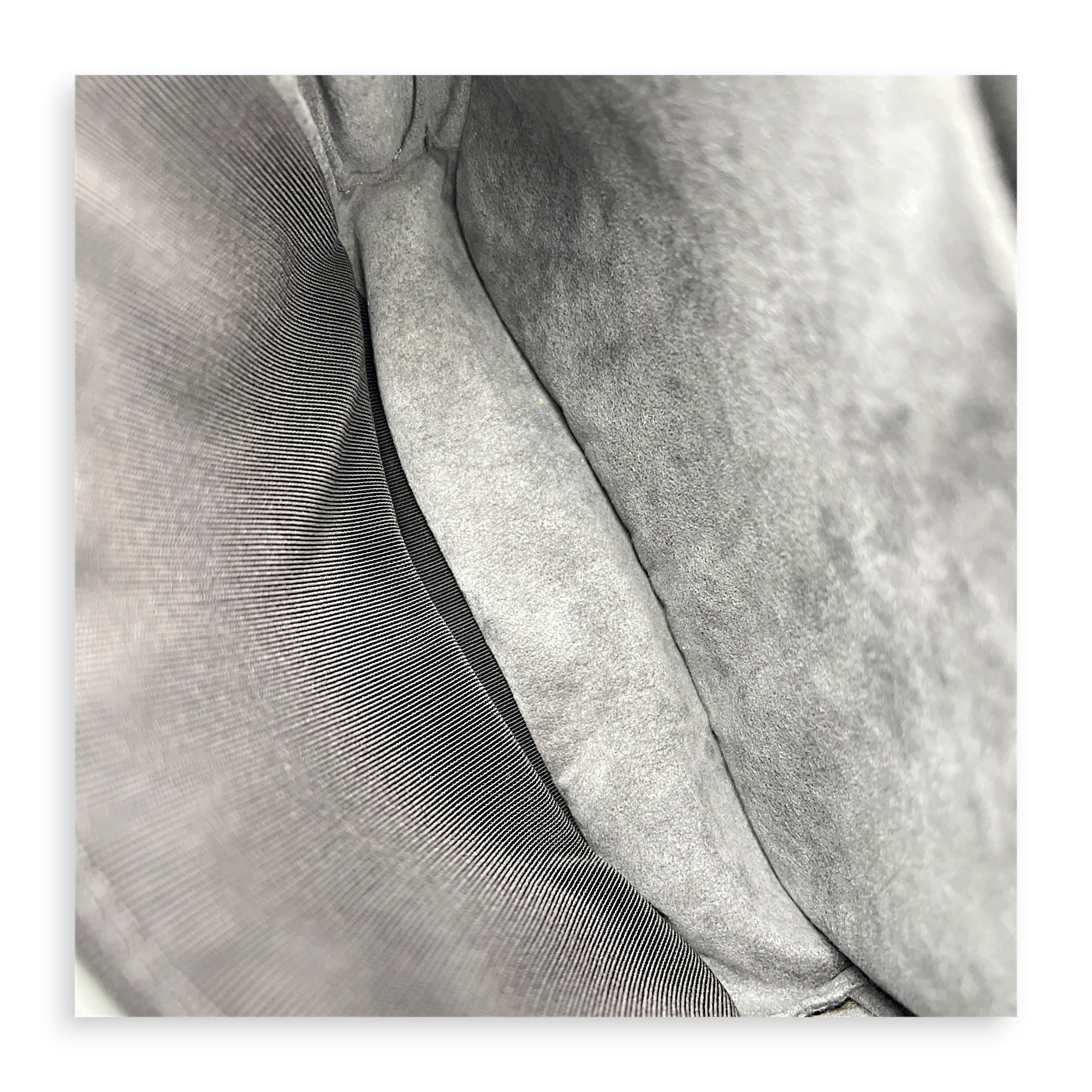 ICare Top Handle Bag Black in Coated Canvas, Silver hardware