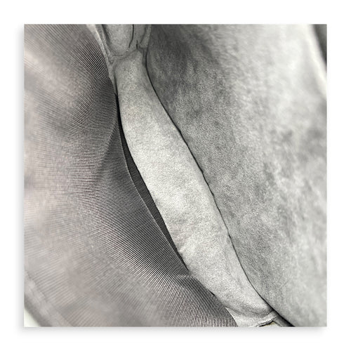 ICare Top Handle Bag Black in Coated Canvas, Silver hardware