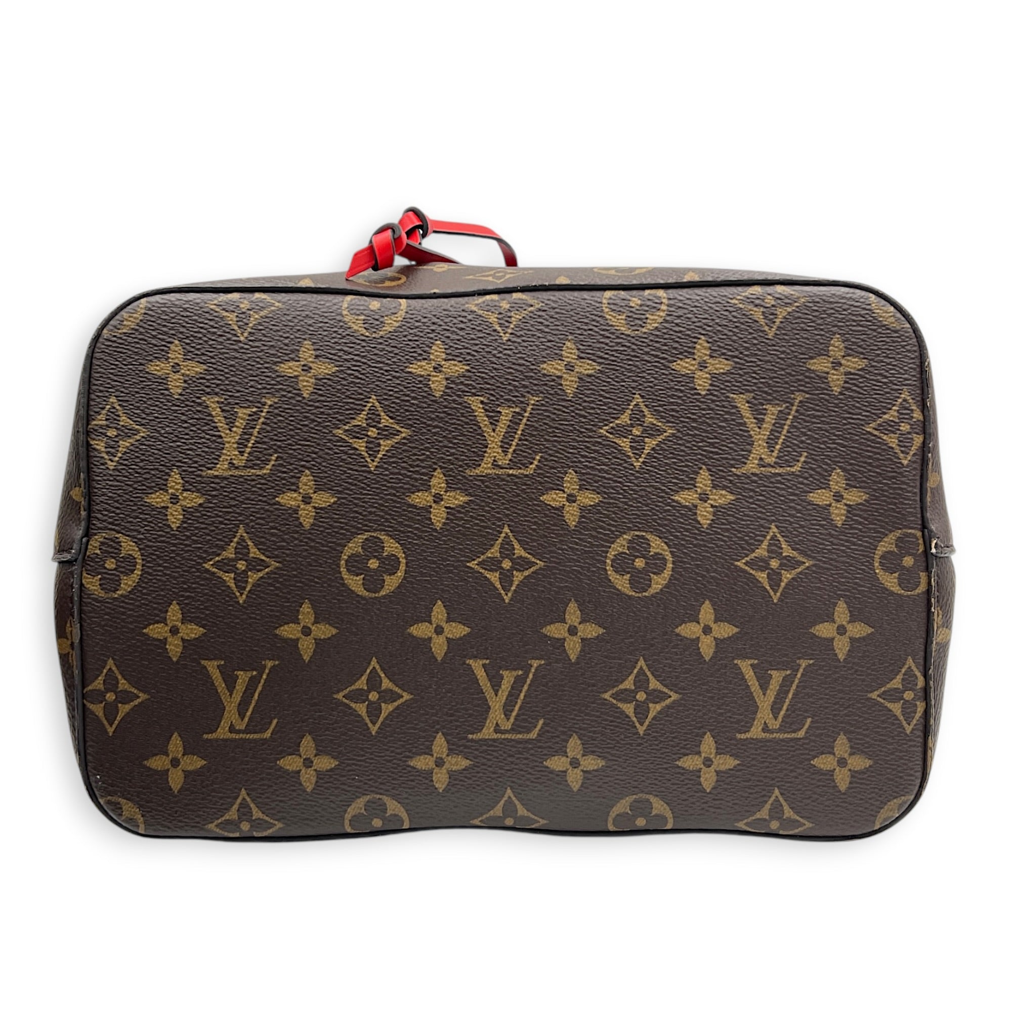 NeoNoe Bucket Bag Brown in Monogram Coated Canvas, Gold hardware
