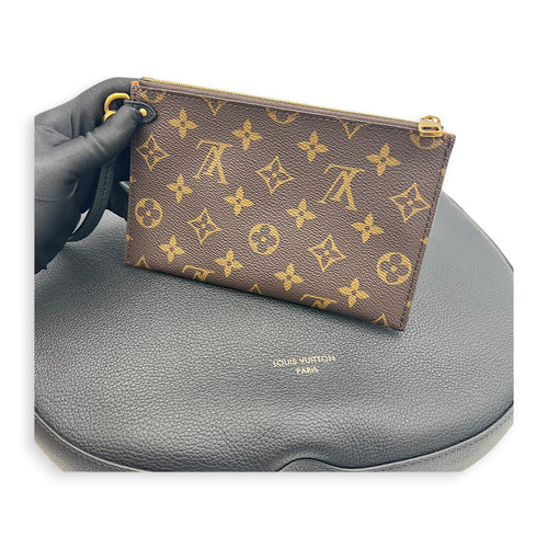 Low Key Cookie Shoulder Bag MM Black in Calfskin, Gold hardware