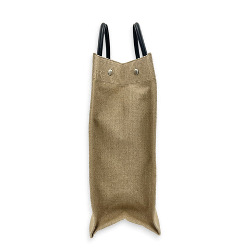 Rive Gauche Tote Bag Beige in Canvas, Silver hardware