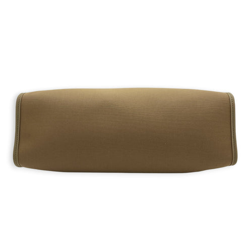 Herbag 31 Etoupe/Ebene Top Handle Bag in Canvas, Palladium hardware