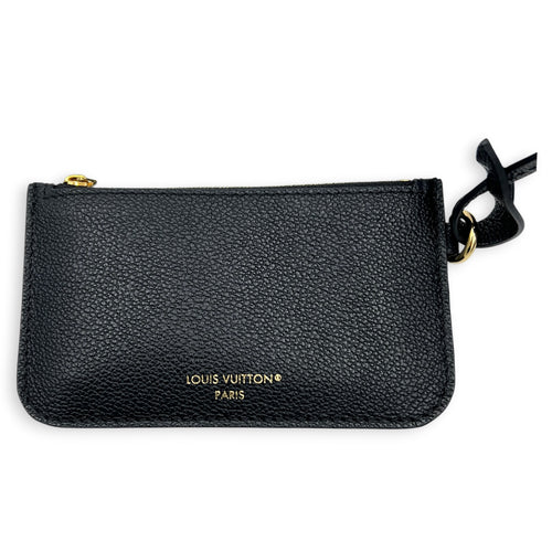 Sac Sport NM Shoulder Bag Black in Empreinte Leather, Gold hardware