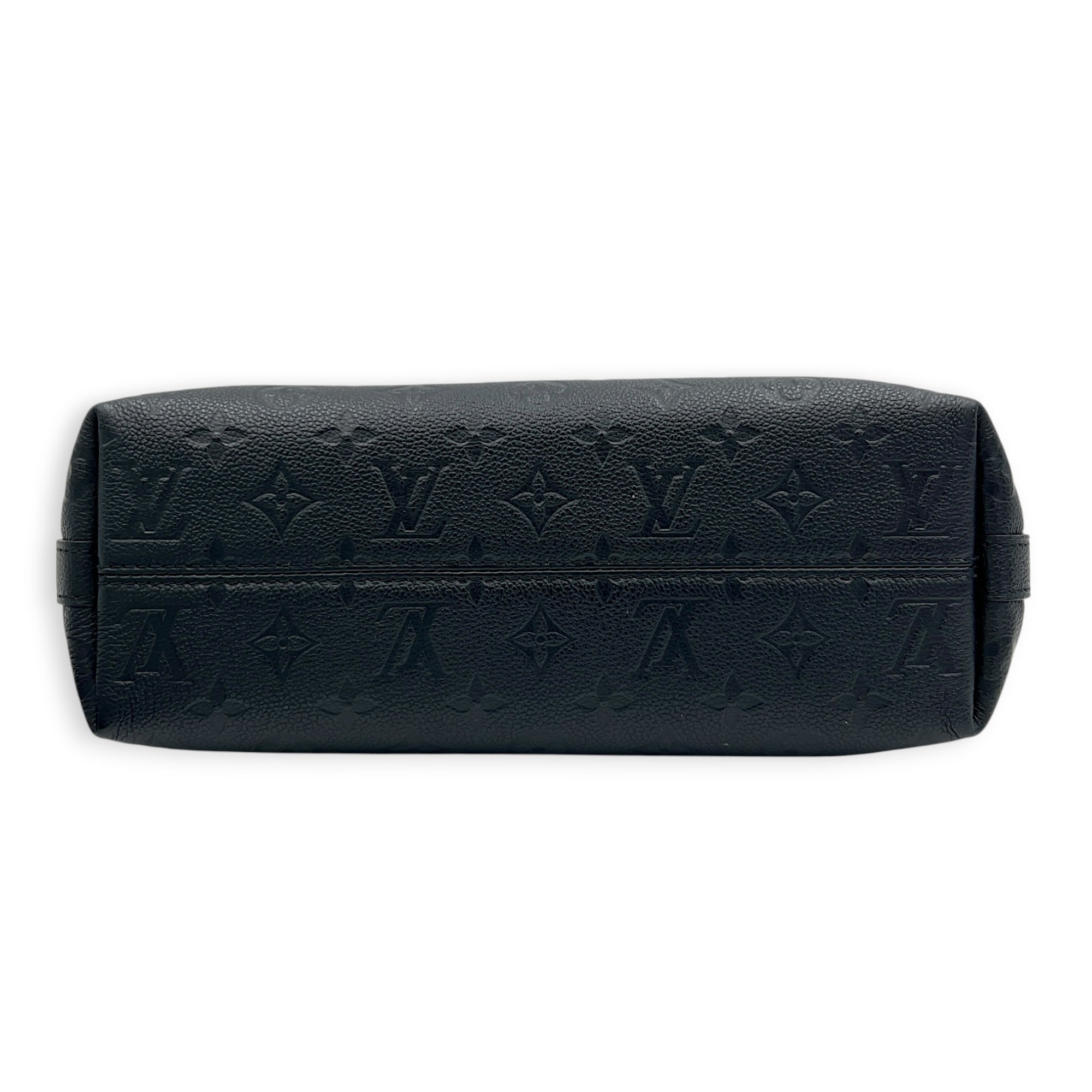 Sac Sport NM Shoulder Bag Black in Empreinte Leather, Gold hardware