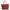 Saint Louis PM Red Tote Bag in Coated Canvas, Silver hardware