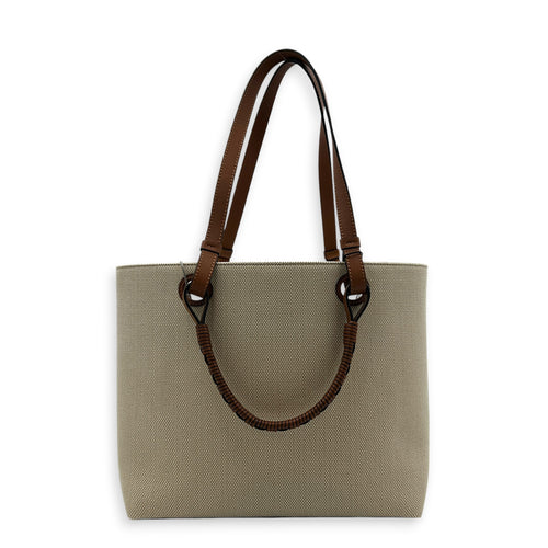 Anagram Tote Bag White in Canvas