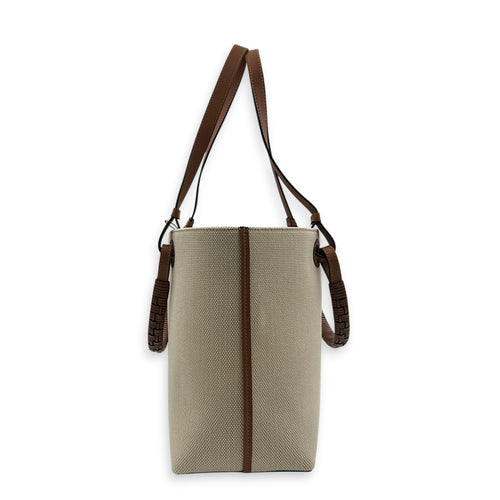 Anagram Tote Bag White in Canvas