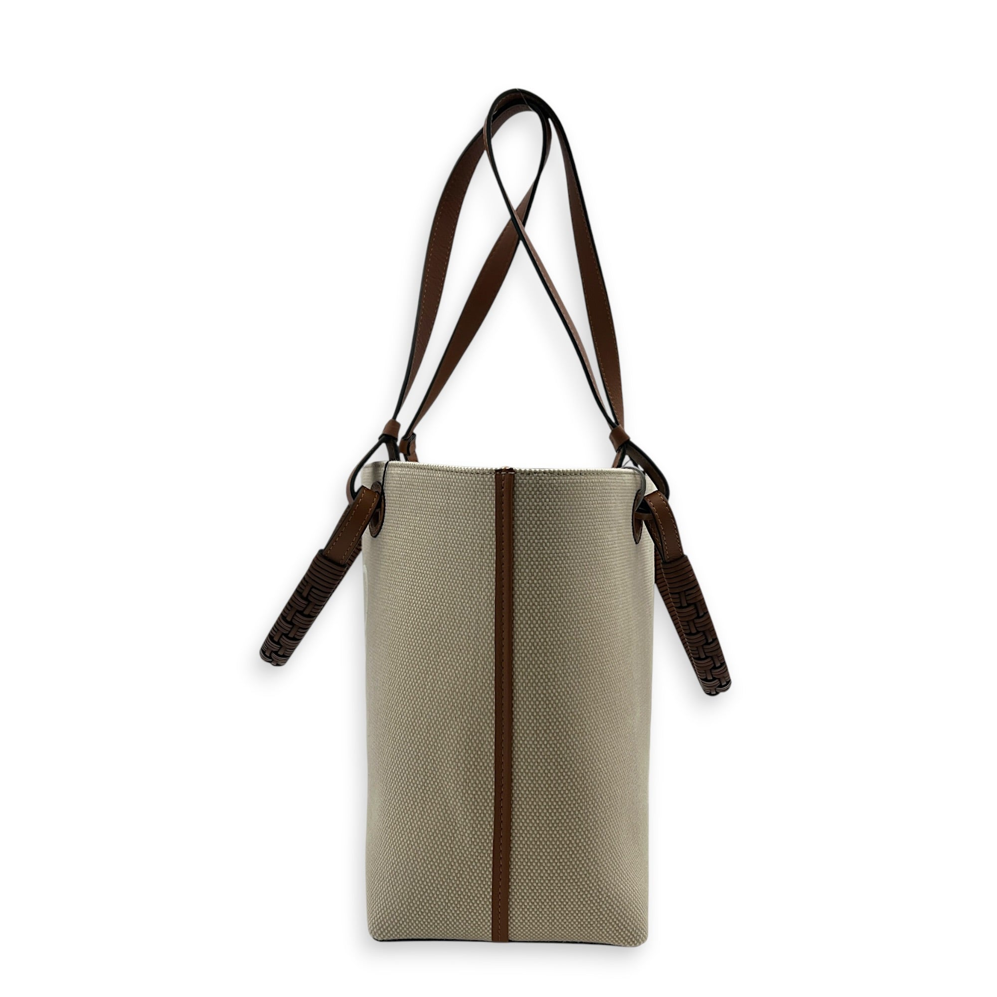 Anagram Tote Bag White in Canvas