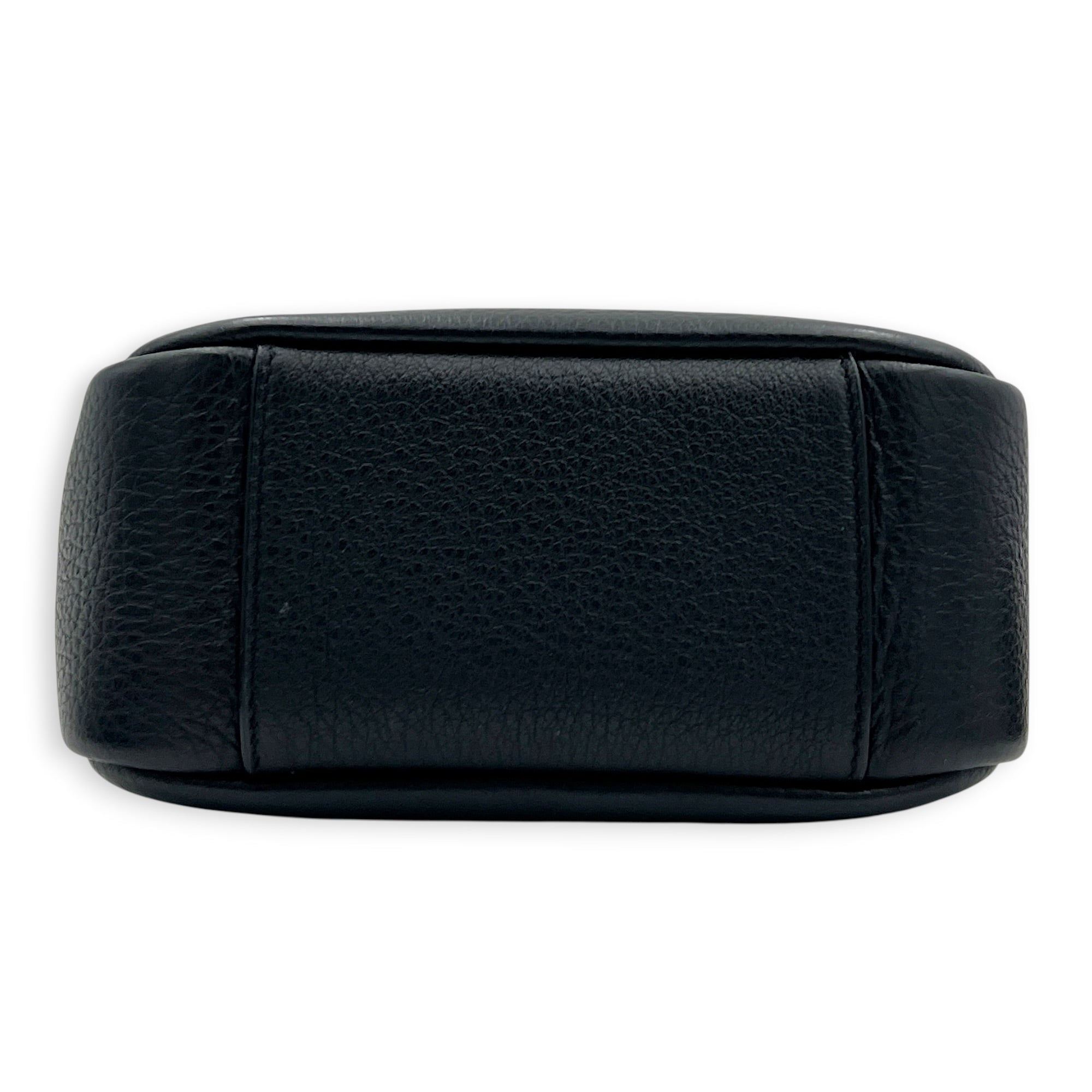 Le 5 A 7 Shoulder Bag Baby Black in Calfskin, Gold hardware