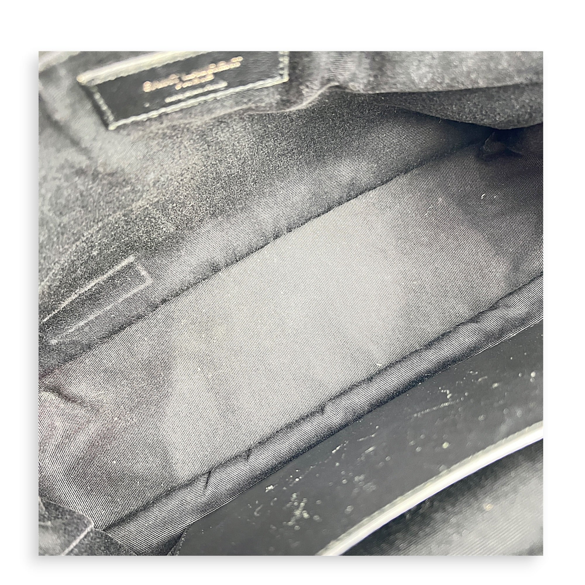 Niki Shoulder Bag Black in Calfskin, Ruthenium hardware