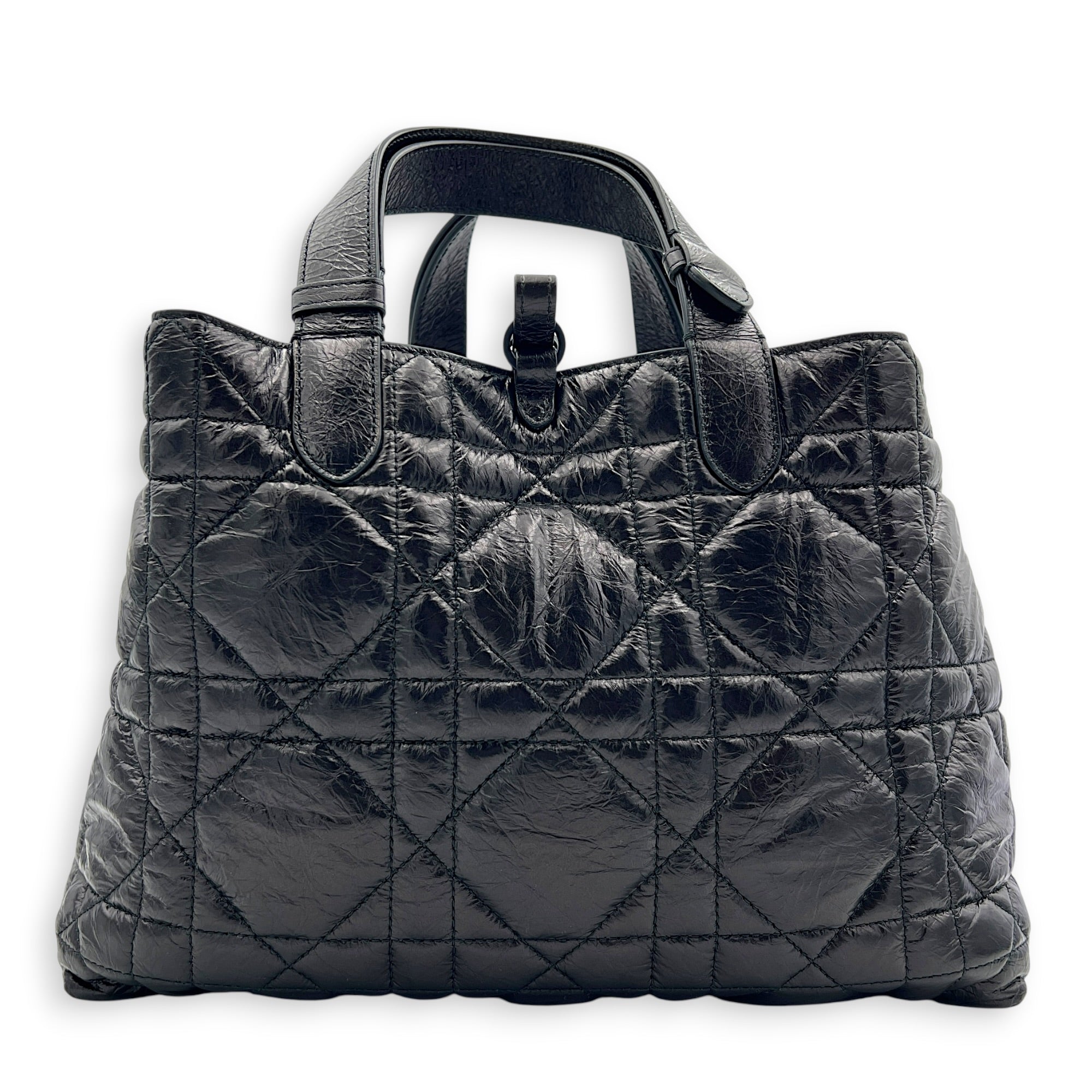 Toujours Tote Bag Black in Calfskin, So Black hardware