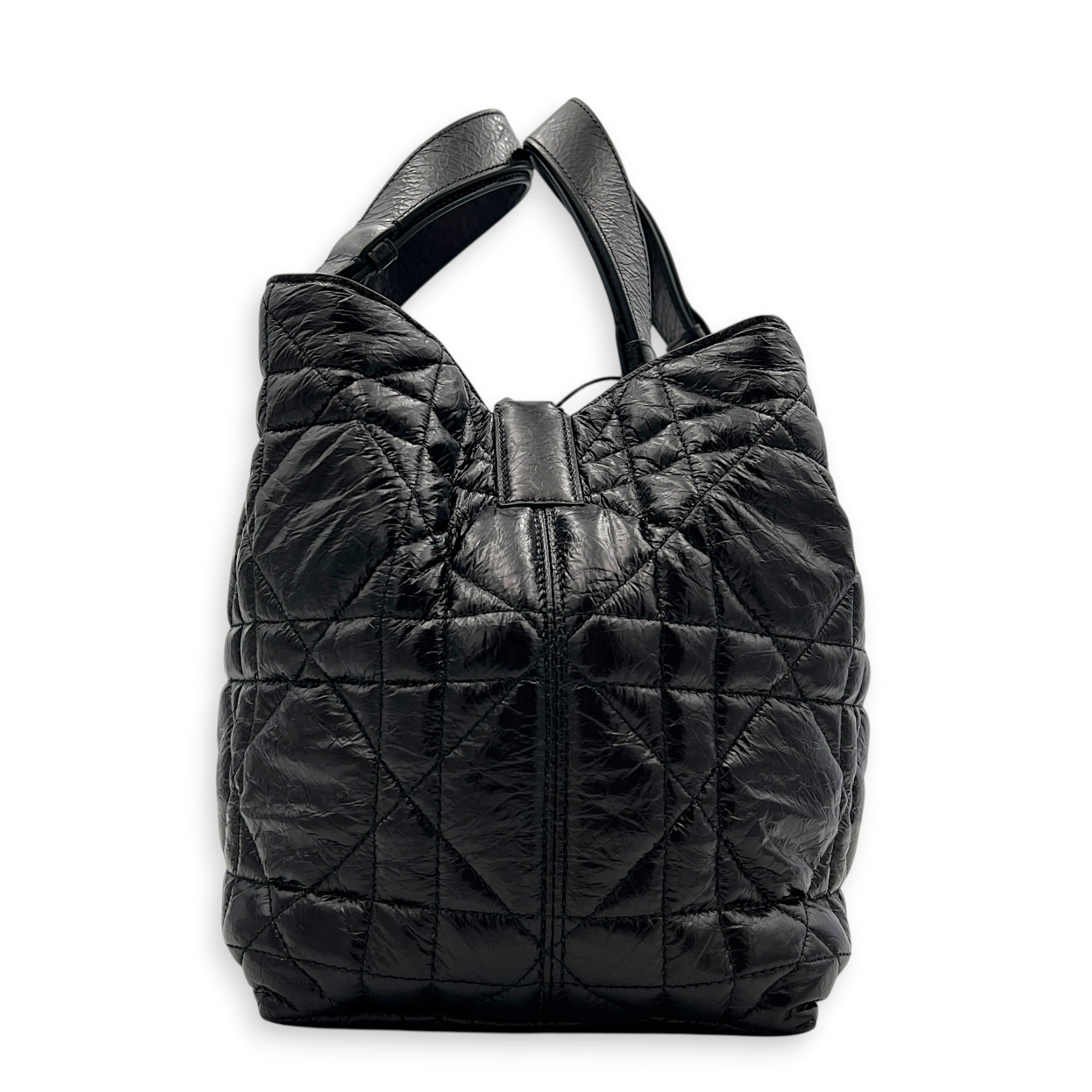 Toujours Tote Bag Black in Calfskin, So Black hardware