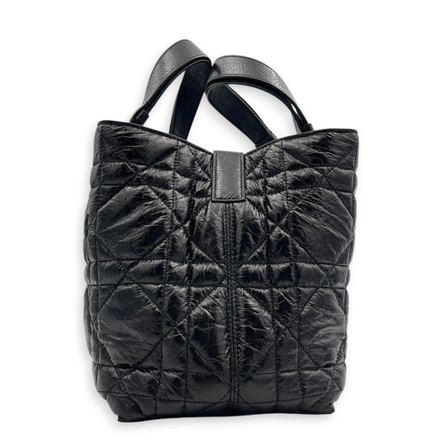 Toujours Tote Bag Black in Calfskin, So Black hardware