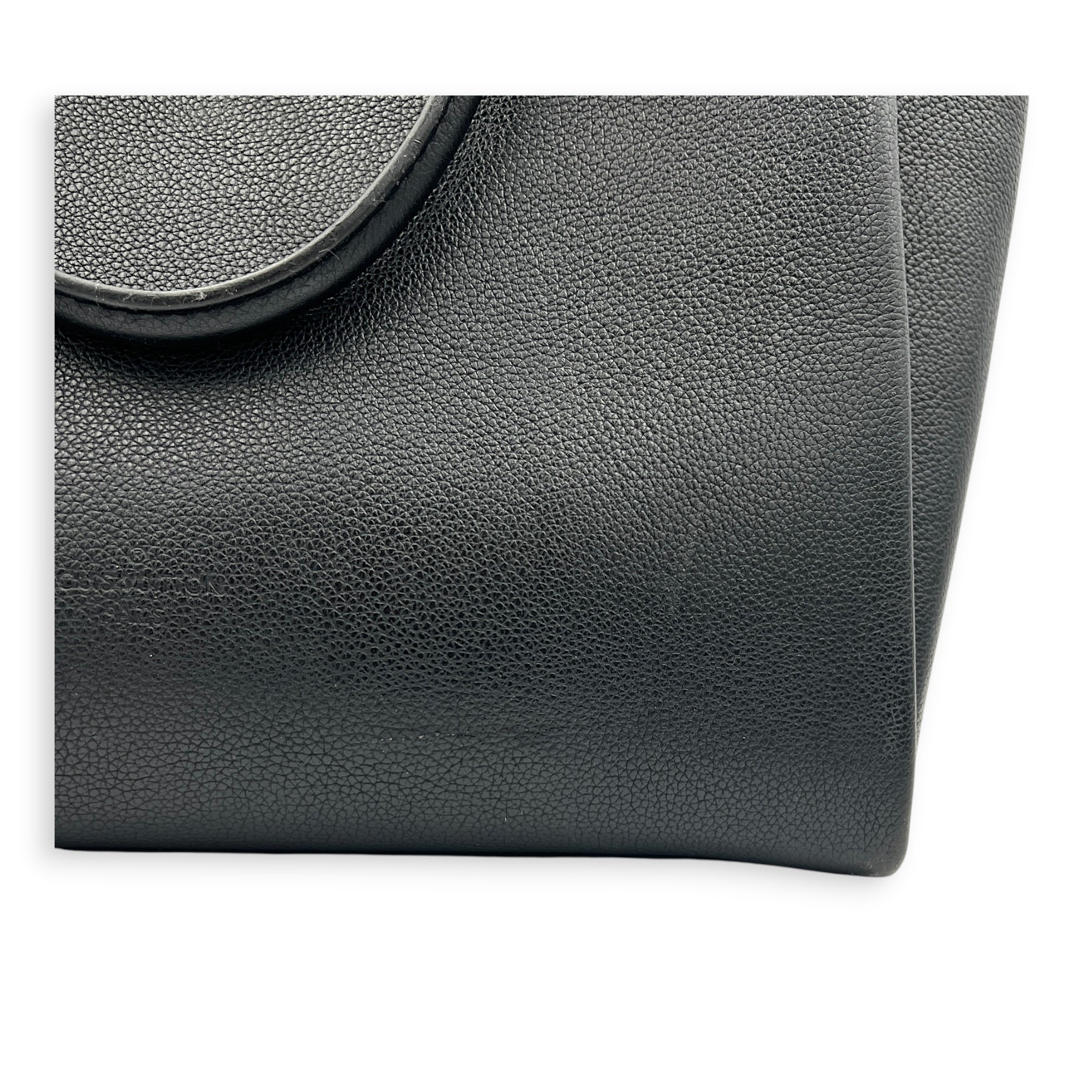 Lock Me Tote Bag Black in Calfskin, Gold hardware