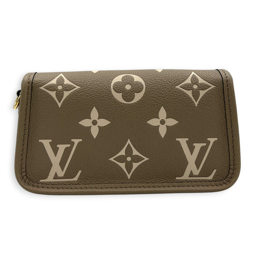 Diane Nano Beige Shoulder Bag in Empreinte Leather, Gold hardware