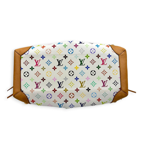 Ursula Shoulder Bag Multi-colour in Monogram Coated Canvas, Gold hardware