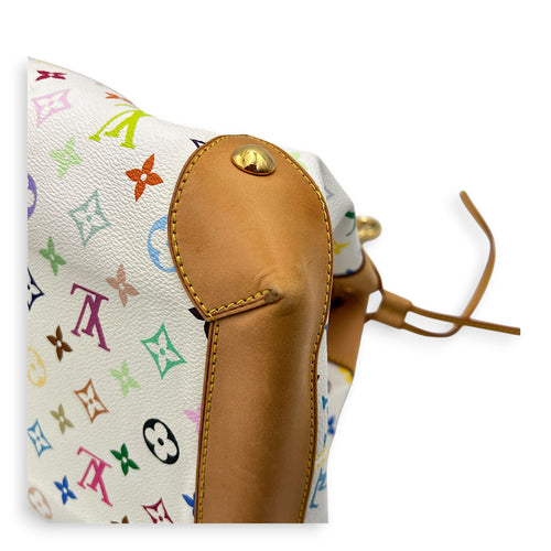 Ursula Shoulder Bag Multi-colour in Monogram Coated Canvas, Gold hardware