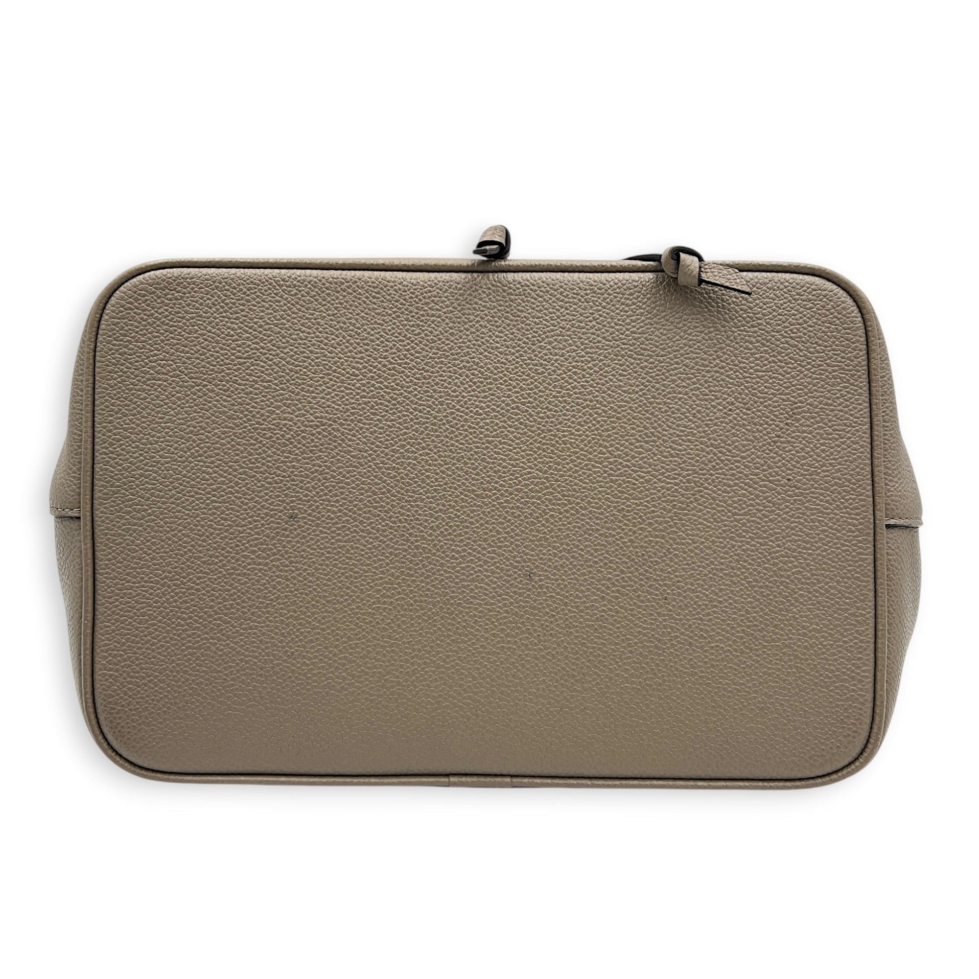NeoNoe Bucket Bag Beige in Empreinte Leather, Gold hardware