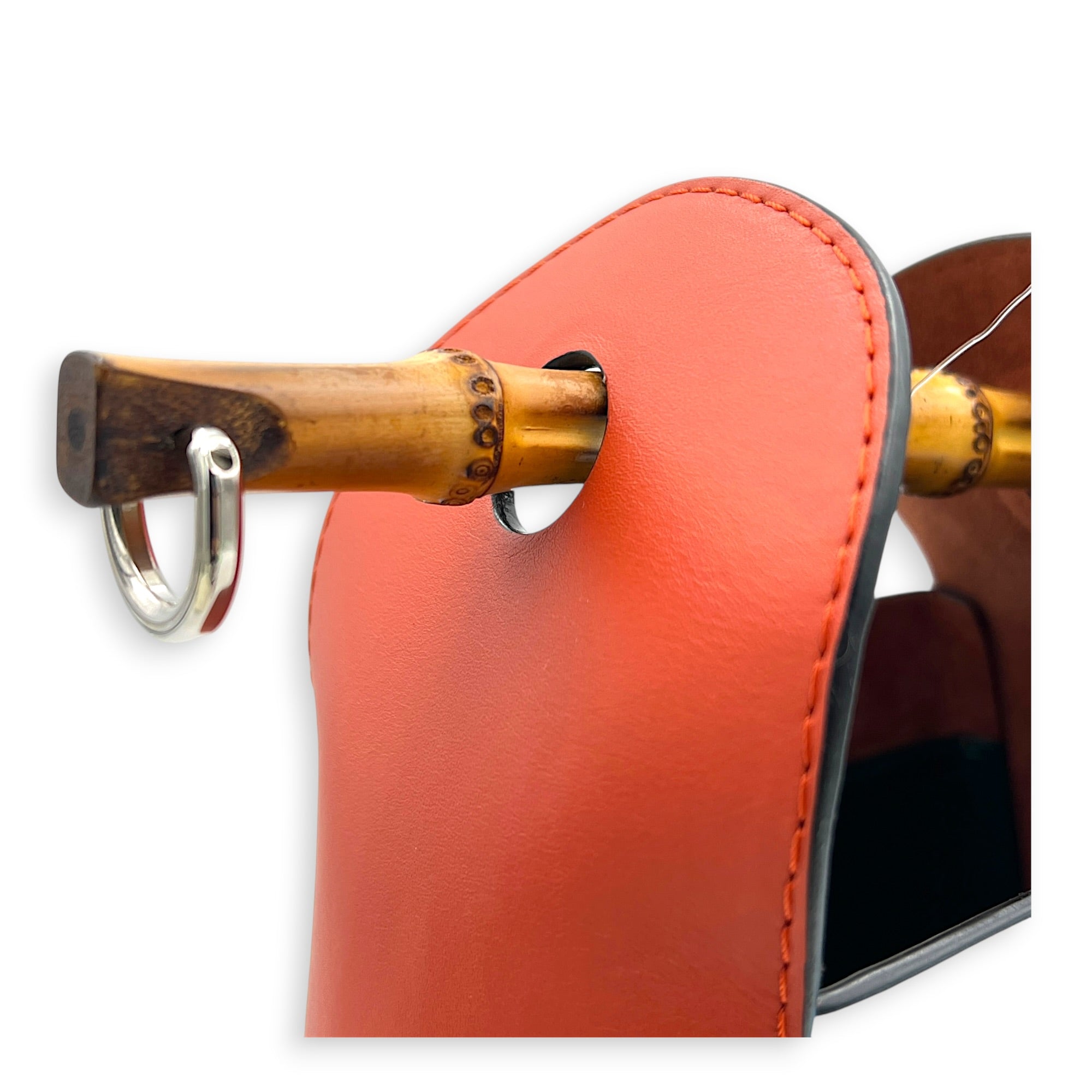 Others Top Handle Bag Red in Calfskin, Gold hardware