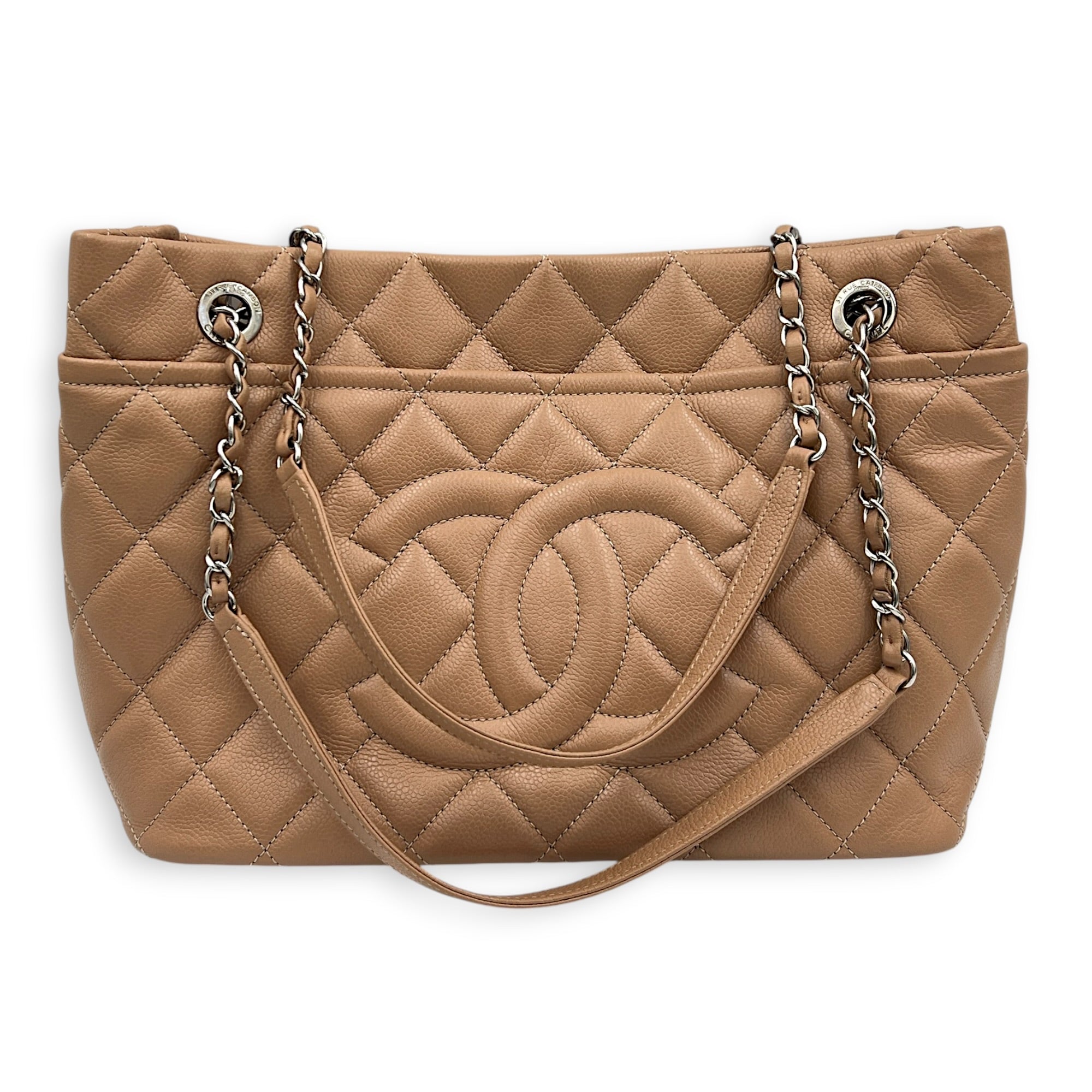 Timeless CC Shoulder Bag Black in Caviar Leather, Silver hardware